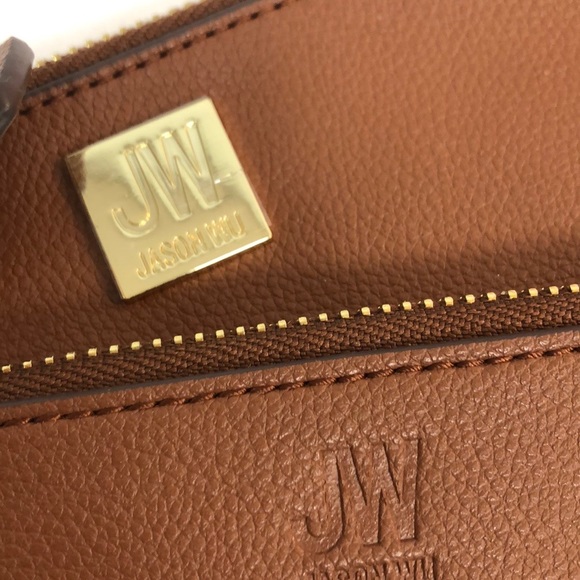 NWT Jason WU | Cognac leather trip wallet set - Picture 4 of 5